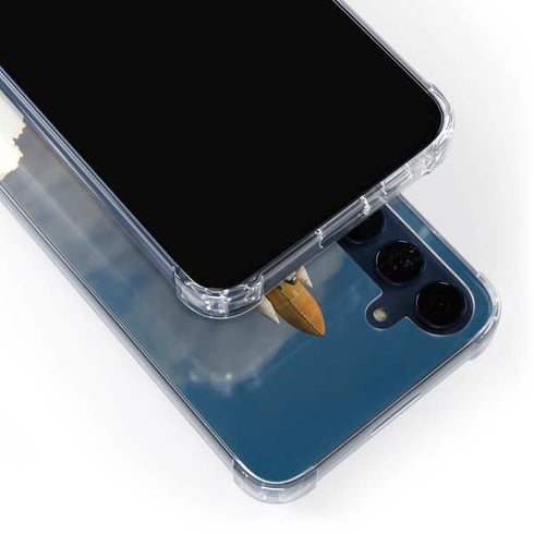 Space Shuttle Atlantis Liftoff Galaxy A35 5G Clear Case